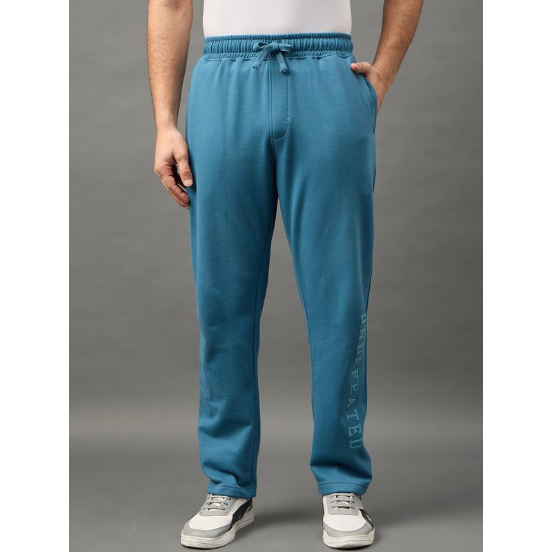 Club York Men Light Blue Solid Trackpant (M)