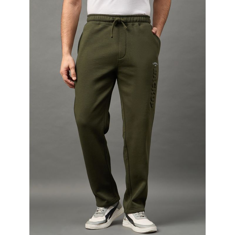 Club York Men Olive Solid Trackpant (3XL)