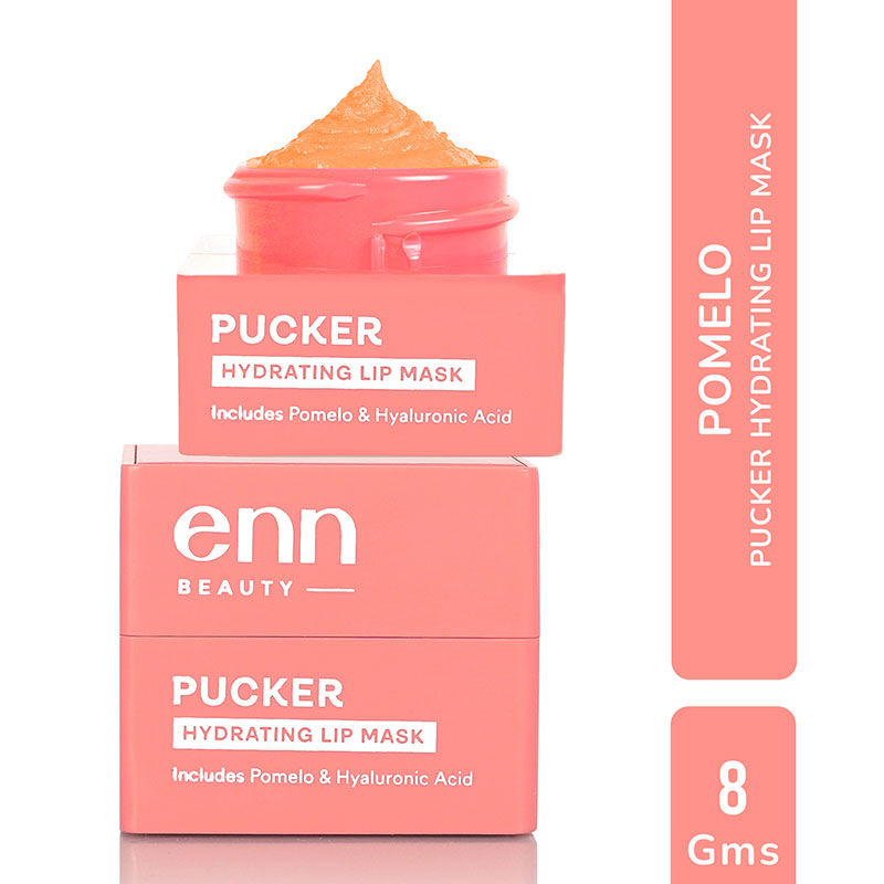 ENN Pucker Hydrating Lip Mask With Hyaluronic Acid - Peach Pomelo