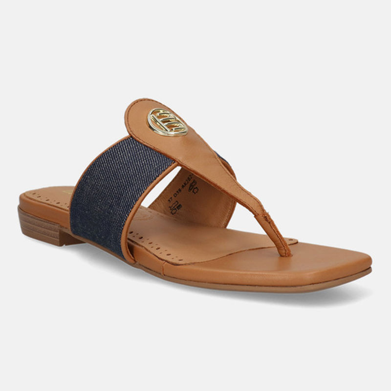 BAGATT Mala Brown Leather Womens Flat Sandals (EURO 36)