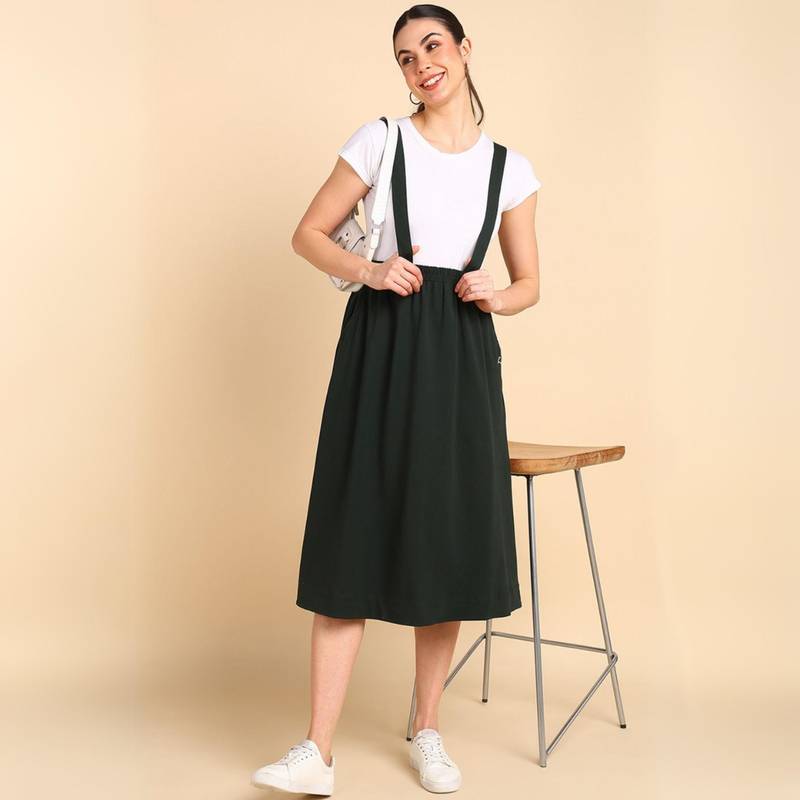 Zelena Pregnancy and Postpartum Printed Maternity Skirt with Detachable Strap (Set of 2) (M)