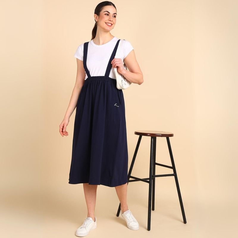 Zelena Pregnancy and Postpartum Printed Maternity Skirt with Detachable Strap (Set of 2) (XL)