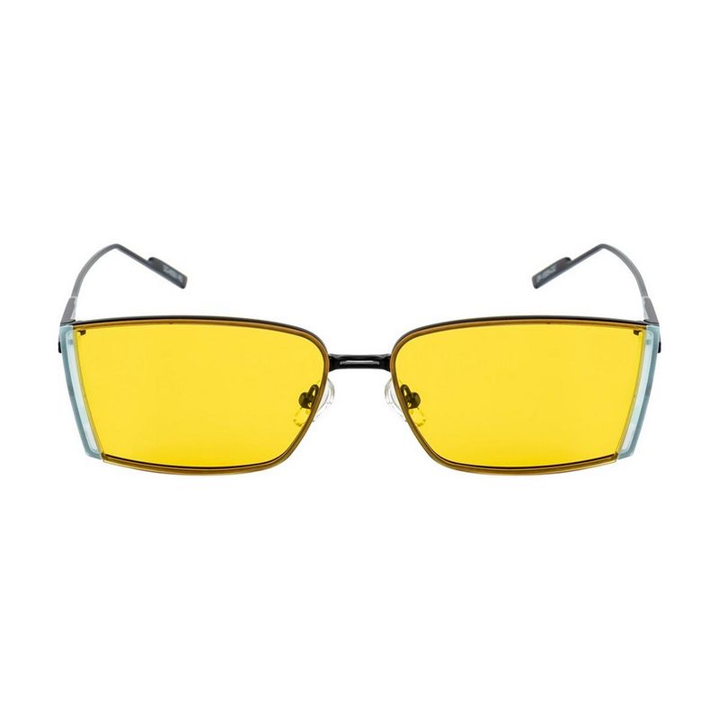 Buy Opium Eyewear Unisex Yellow Rectangle Sunglasses with UV Protected ...