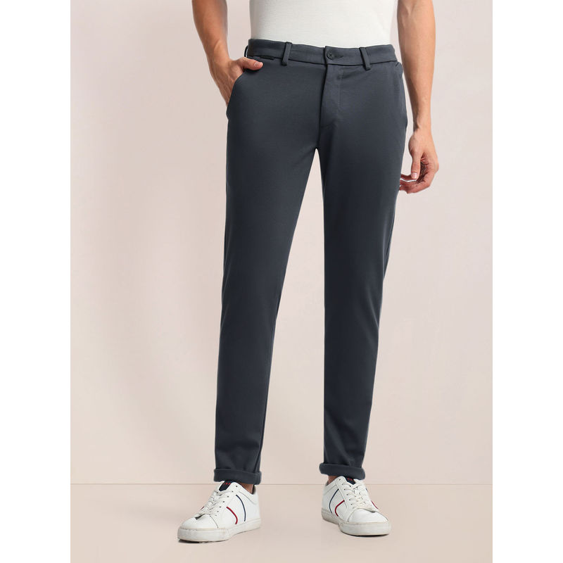 Buy U.S. POLO ASSN. Slim Straight Fit Knitted Chinos Online