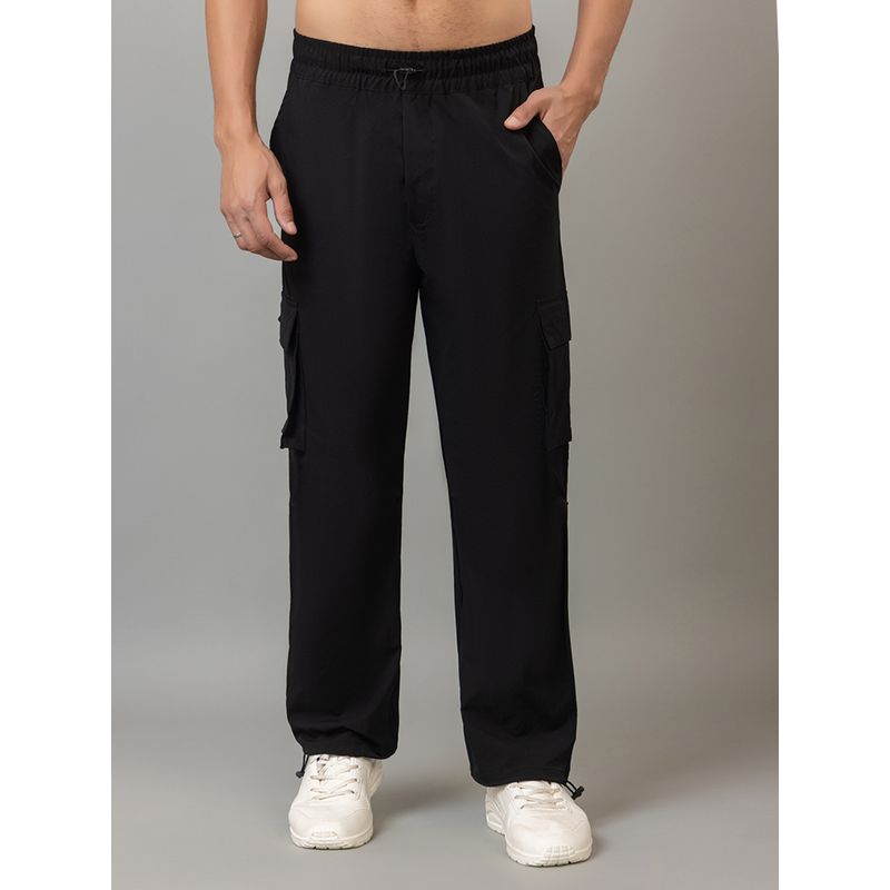 Club York Black Solid Trackpant (S)