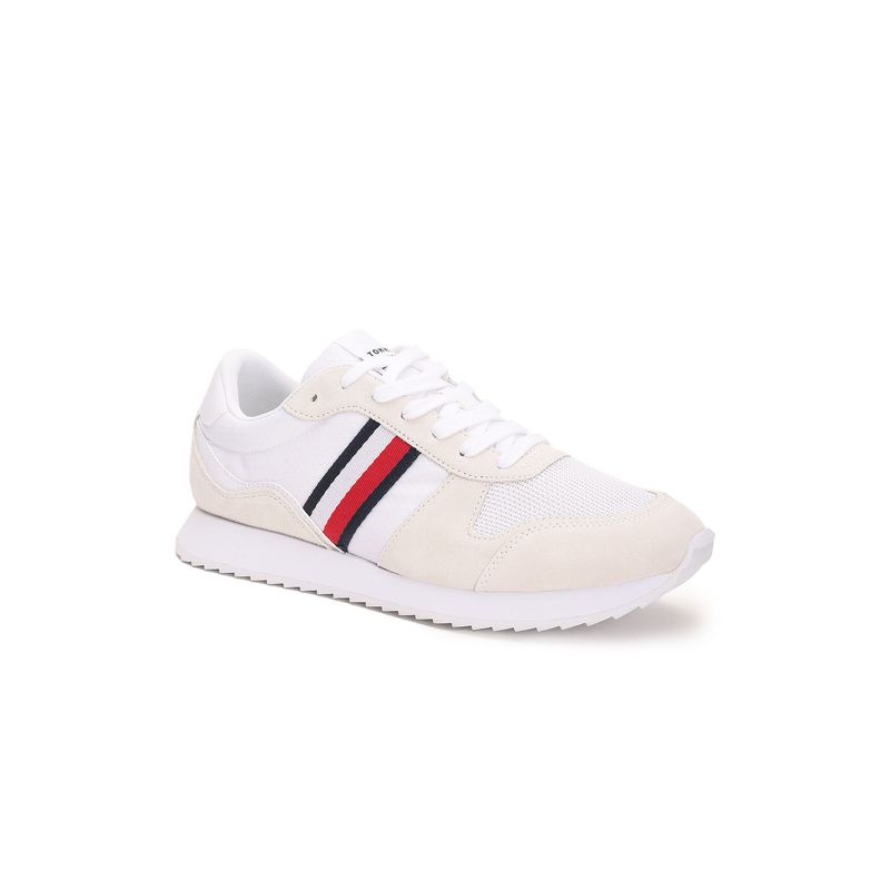 Tommy Hilfiger White Polyester Sneaker main image 1