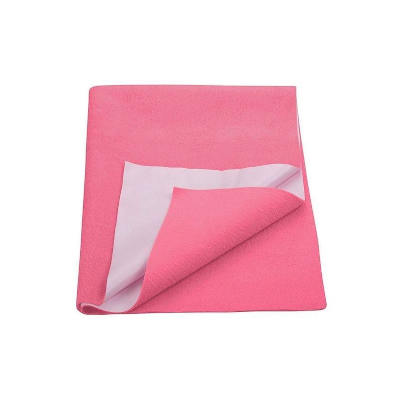 BIANCA Baby Dry Sheet Mattress Protector Large Solid Pink