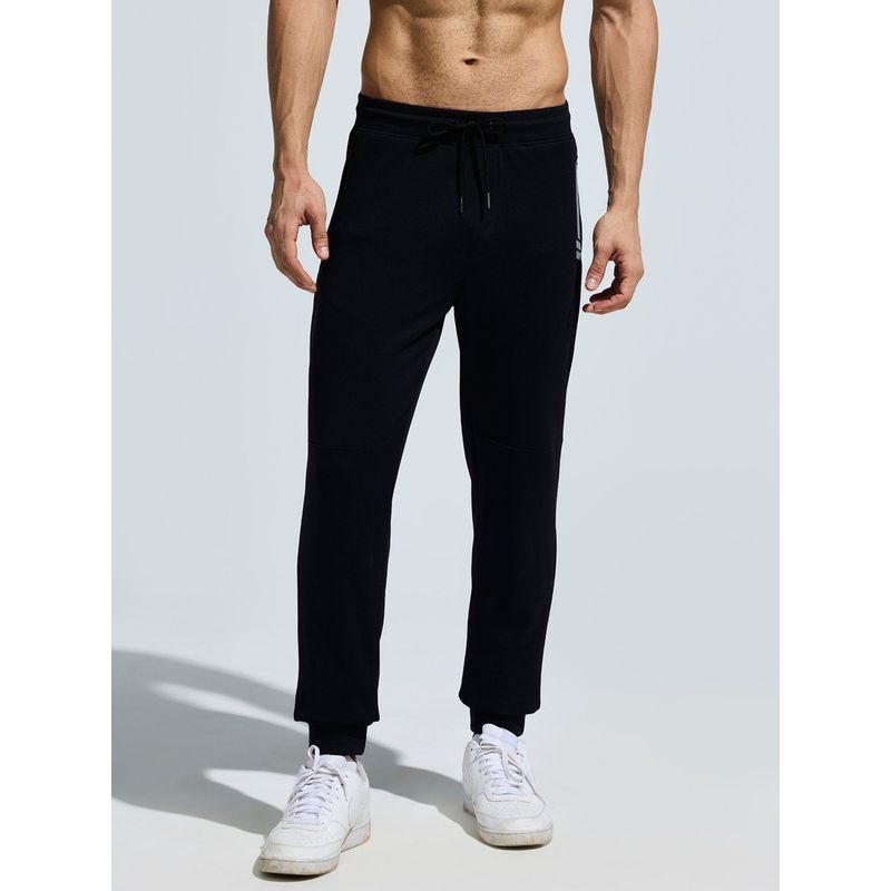 DOMIN8 Mens Stretch and Breathable Joggers with Convenient Side Zipper Pocket (M)