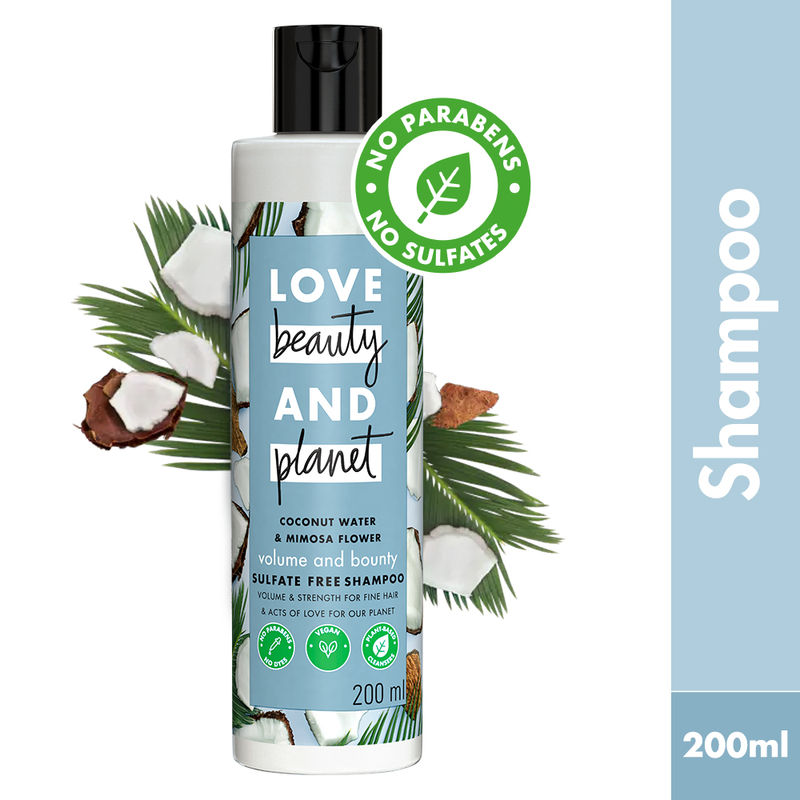Love Beauty & Planet Coconut Water And Mimosa Flower Sulfate Free Volume And Bounty Shampoo