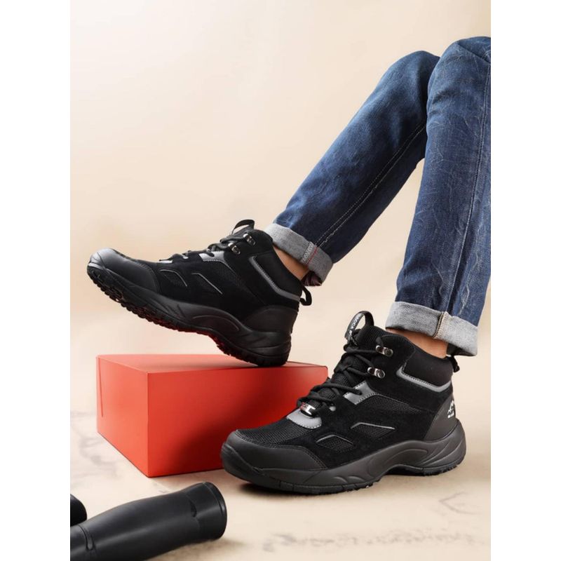 Bacca Bucci Stompster Mens Adventure Sports Shoes Shadow Black (UK 6)