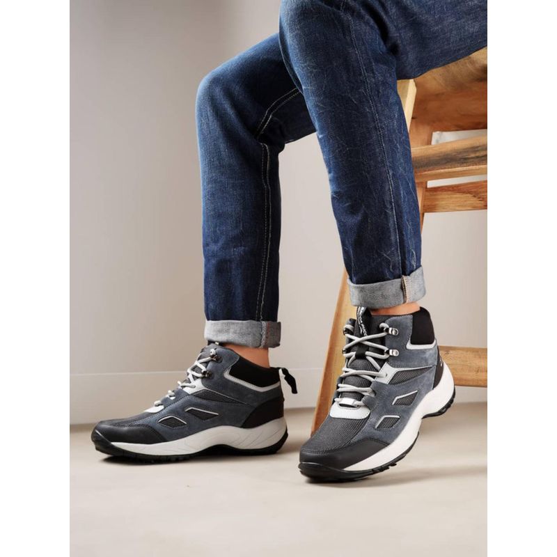 Bacca Bucci Stompster Mens Adventure Sports Shoes Steel Grey (UK 8)