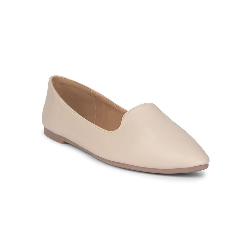 Bata Off White Womens Ballerina (UK 5)