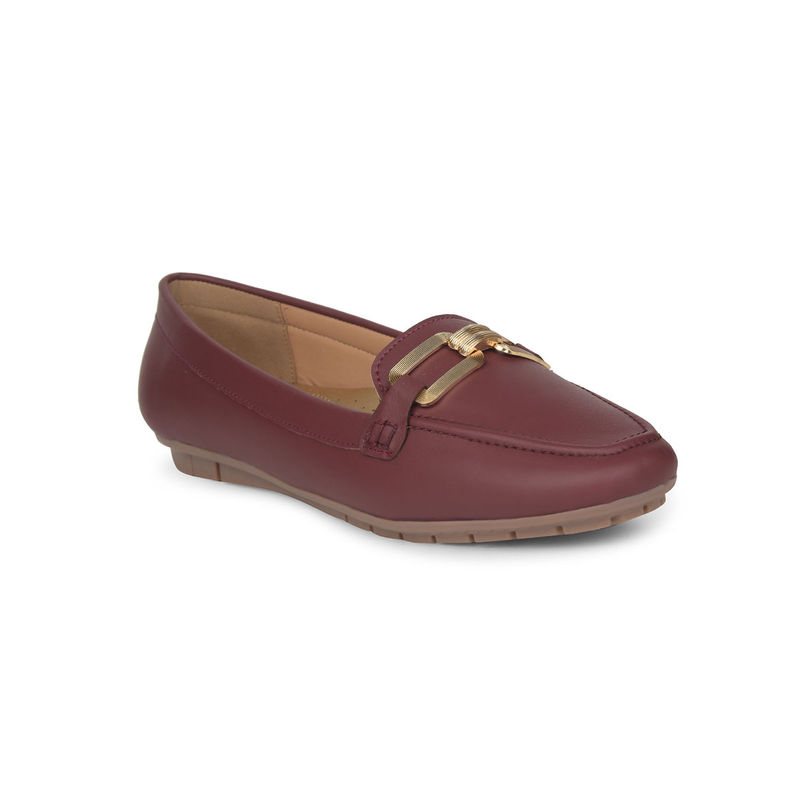 Bata Brown Womens Stylish Loafers (UK 5)