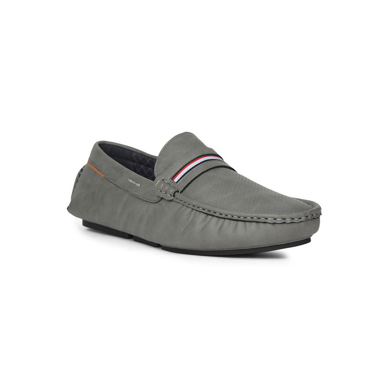 Bata Grey Mens Loafers (UK 7)