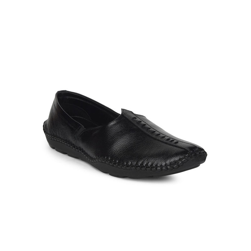 Bata Black Mens Slip-On Mojaris (UK 9)