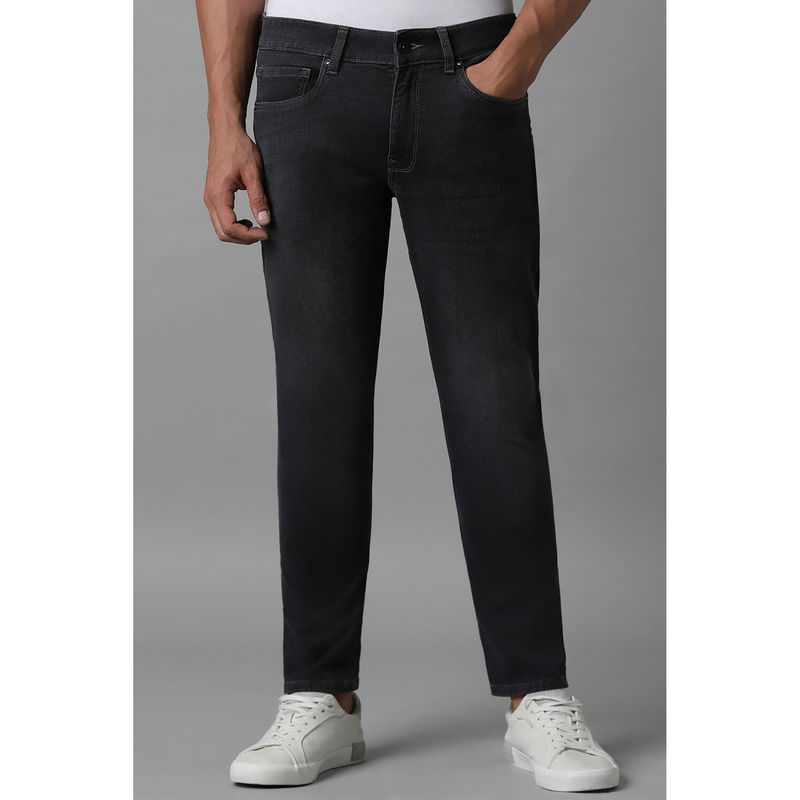 Louis Philippe Men Black Light Smart Fit Jeans (34)