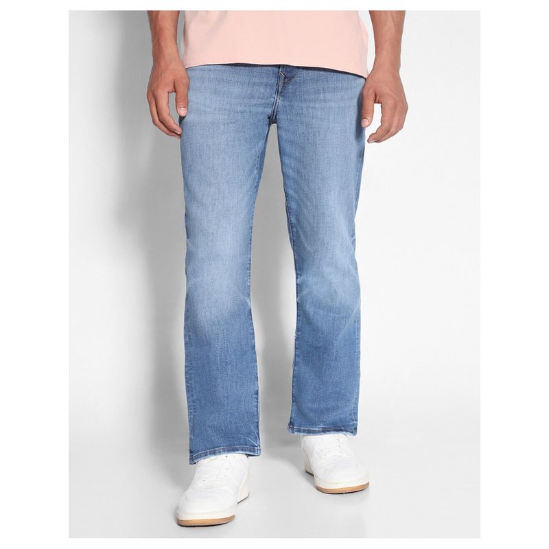 American Eagle Men Blue Airflex+ Slim Bootcut Jeans (29)