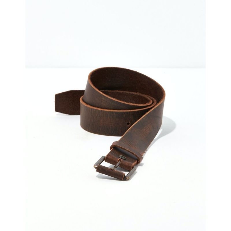 American Eagle Brown Solid Belt (S)