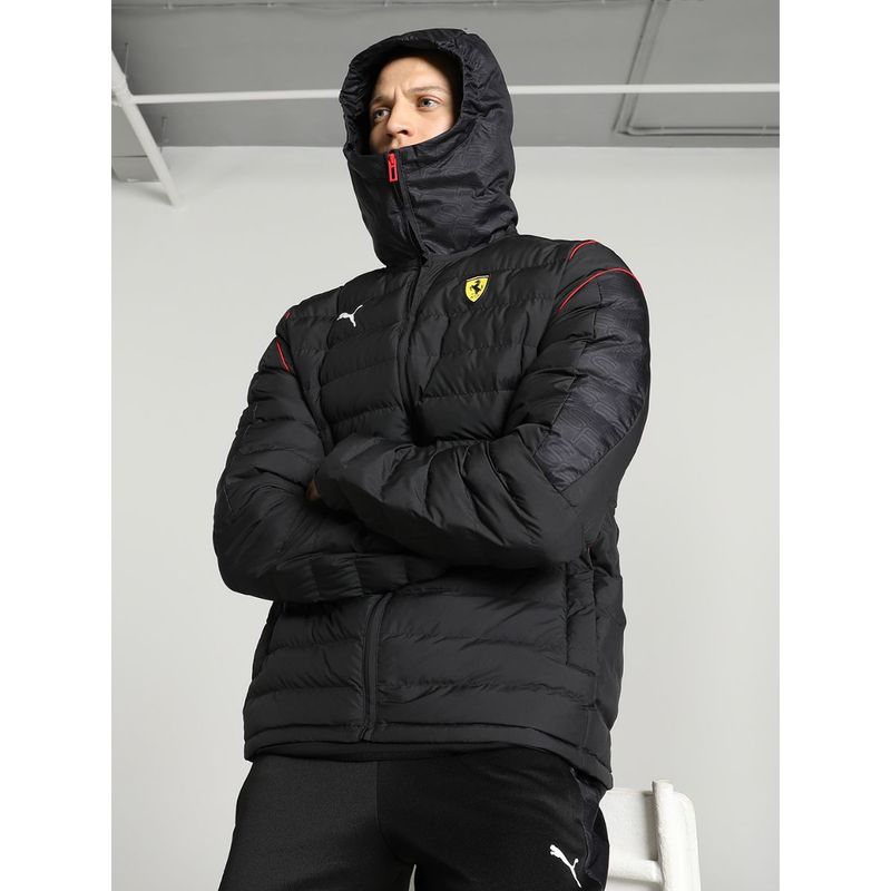 Puma Ferrari Race T7 Eclt Men Black Jacket