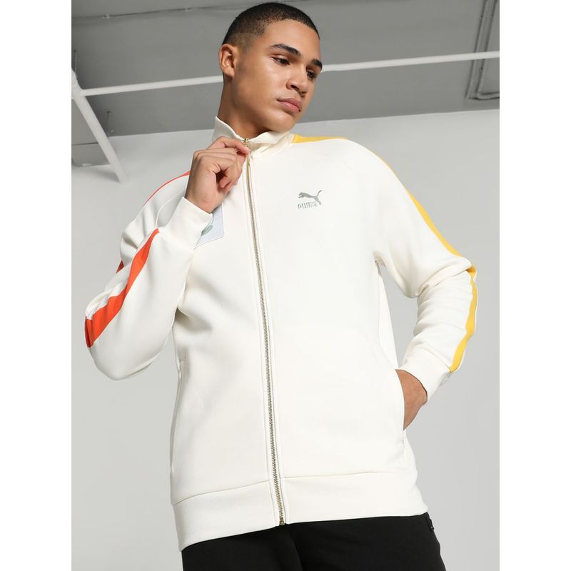 Puma T7 Track Unisex Cream Jacket (L)