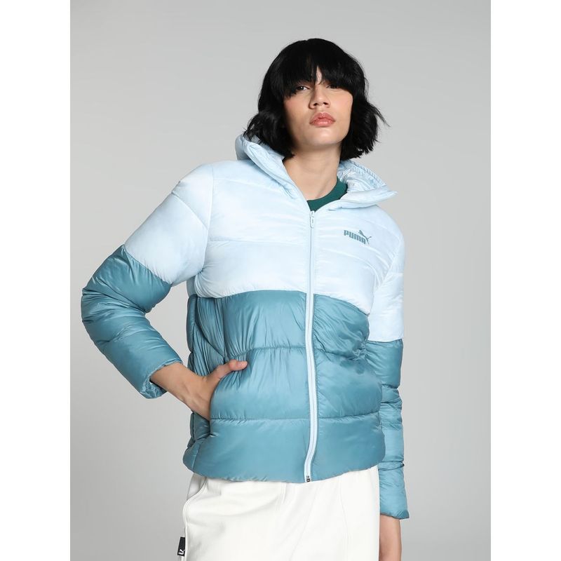 Puma Colorblock Women Blue Jacket (XS)