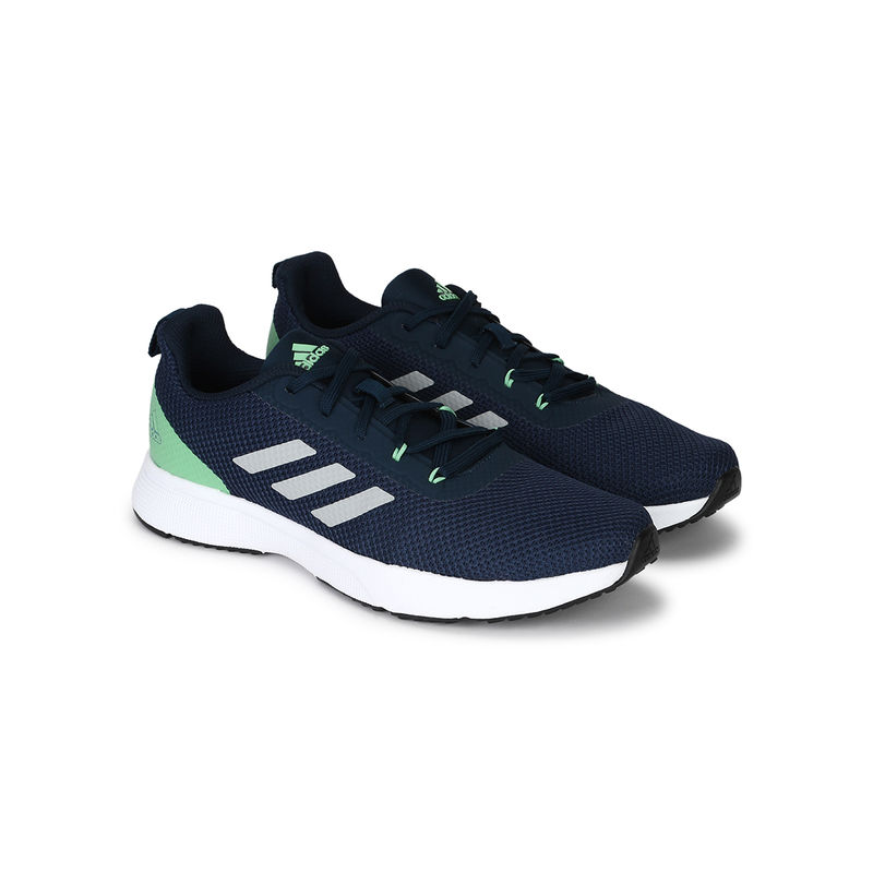 adidas Glowrun Reflective M Navy Blue Running Shoes (UK 9)