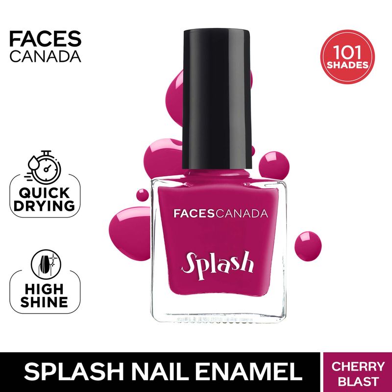 Faces Canada Splash Nail Enamel - Cherry Blast