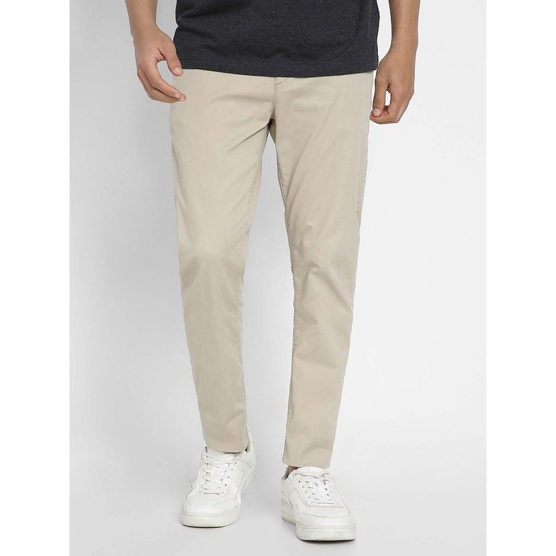 American Eagle Men Neutral Flex Slim Lived-In Khaki Trouser (31)