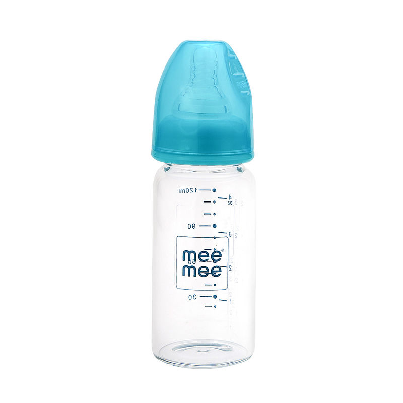 mee mee glass feeding bottle