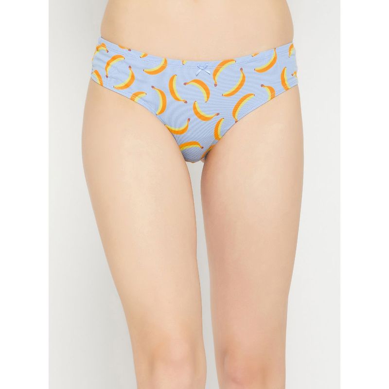 Clovia Cotton Spandex Low waist Inner elastic Thong Panty (S)