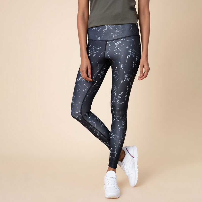 Nykd by Nykaa On-Trend High Rise Legging With Key Pockets , Nykd All Day-NYK 076 - Multi-Color (S)