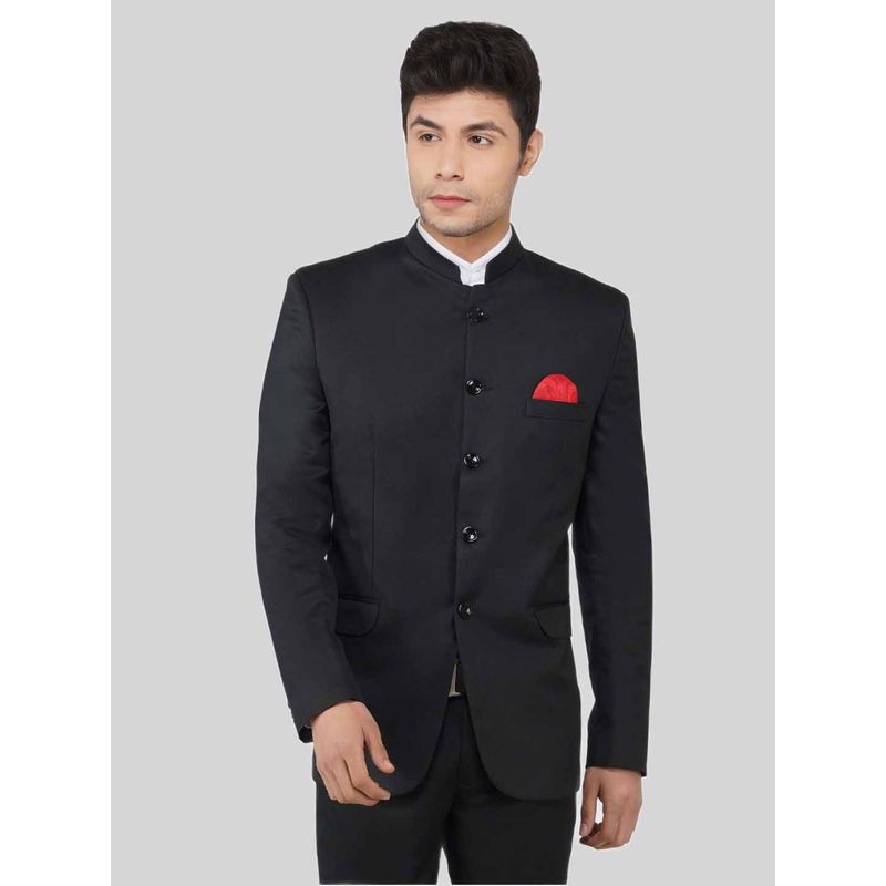 TAHVO Mens Black Bandgala (40)