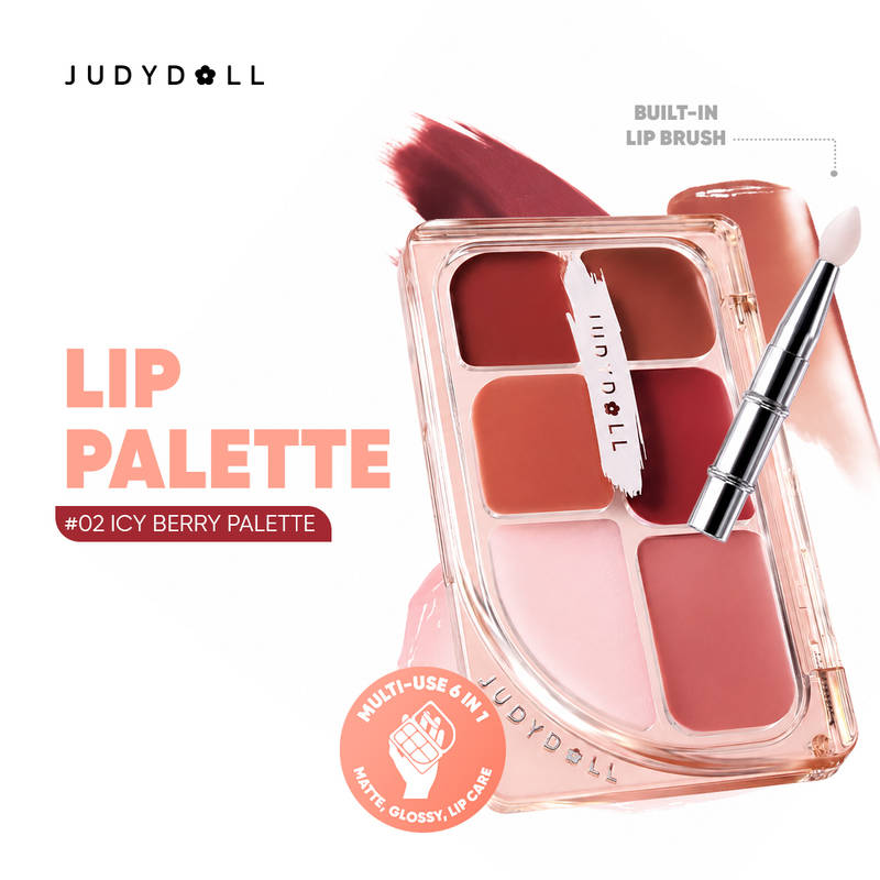 JUDYDOLL Lipstick Palette - 02 Icy Berry Palette
