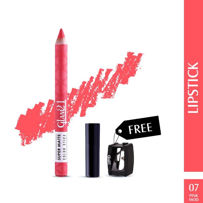 GLAM21 Super Matte Colorstick Lip Crayon - Pink Mod-07
