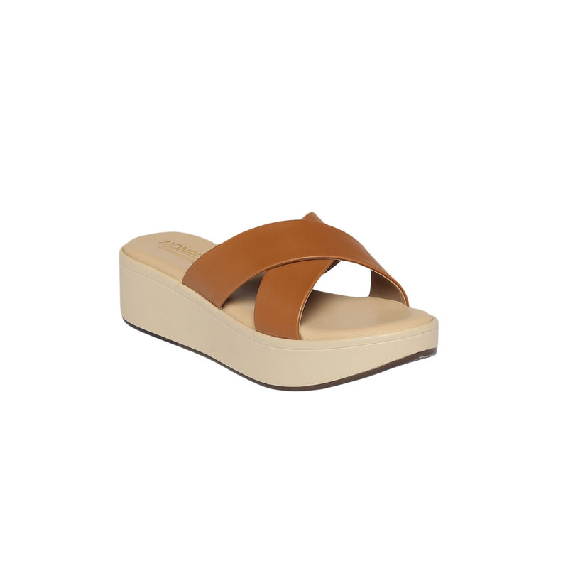 Monrow Solid or Plain Brown Wedges (EURO 38)