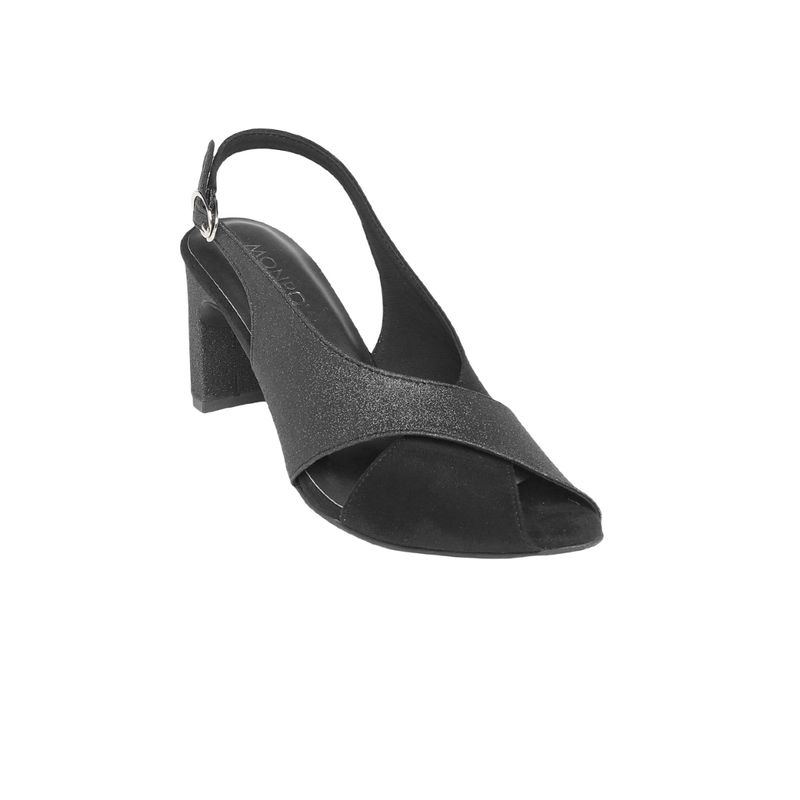 Monrow Solid or Plain Black Block Heels (EURO 39)