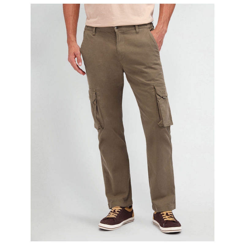 U.S. Polo Assn. Denim Co. Straight Fit Cargos Beige (36)