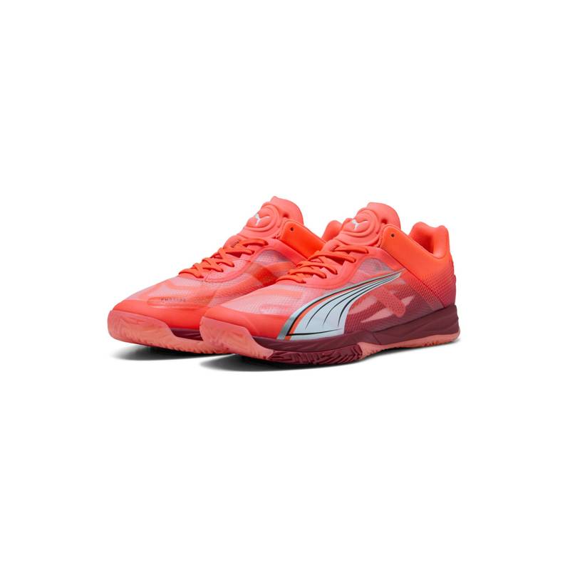 Puma Accelerate NITRO SQD Indoor Shoes - Red (UK 6)