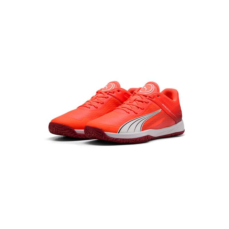 Puma Accelerate Turbo Indoor Sports Shoes - Red (UK 6)