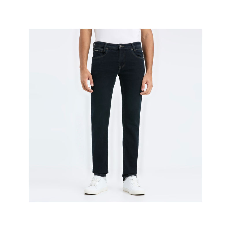 Pepe Jeans Men Blue Mid Rise Slim Fit Jeans (34)