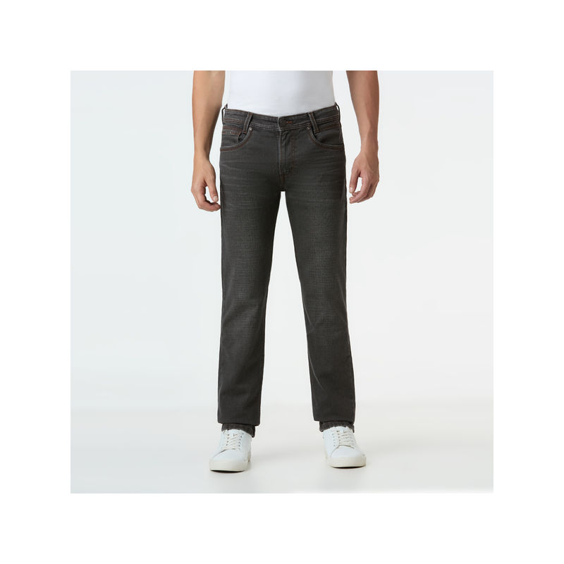Pepe Jeans Men Grey Mid Rise Slim Fit Jeans (30)