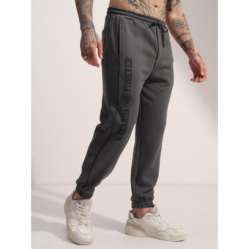 HIGHLANDER Men Grey Mid Rise Jogger (30)