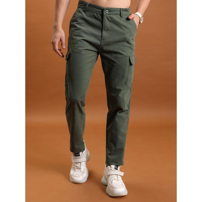 HIGHLANDER Men Solid Cargo Pant (30)