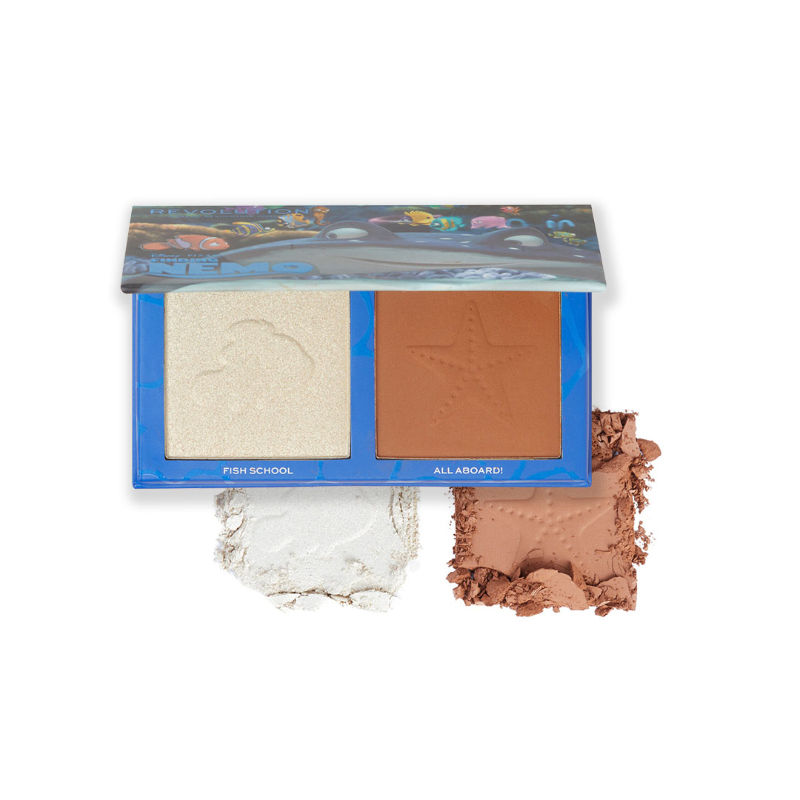 Makeup Revolution Disney Pixar’s Finding Nemo X Revolution Bronzer & Highlighter Palette - Wake Up