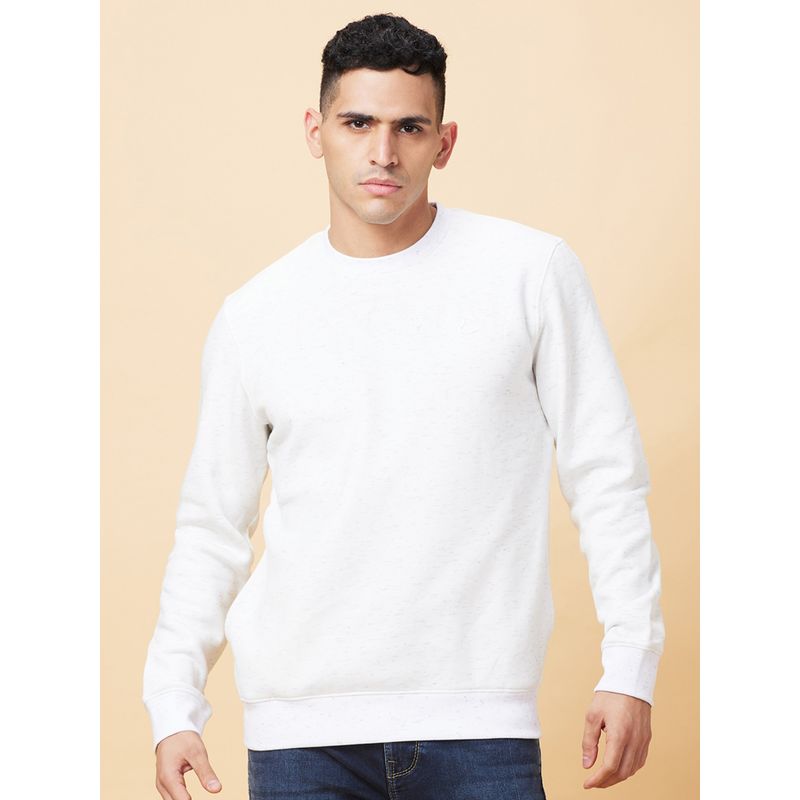 Being Human Mens White Sweatshirt (XL)