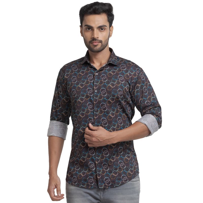 Park Avenue Dark Brown Shirt (39)