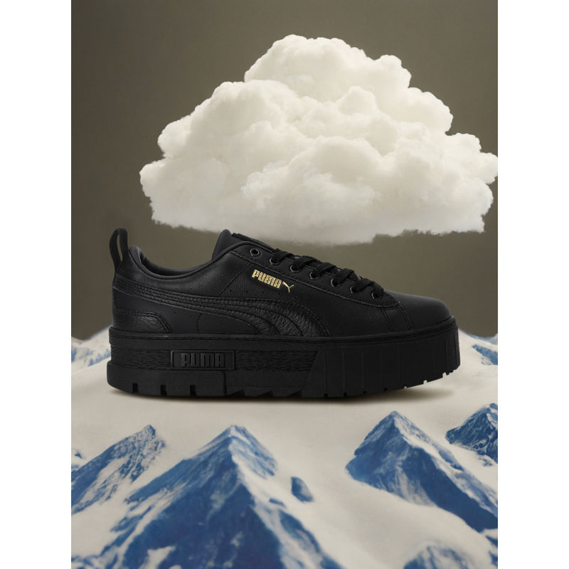 Puma Mayze Classic Womens Black Casual Sneakers (UK 3)