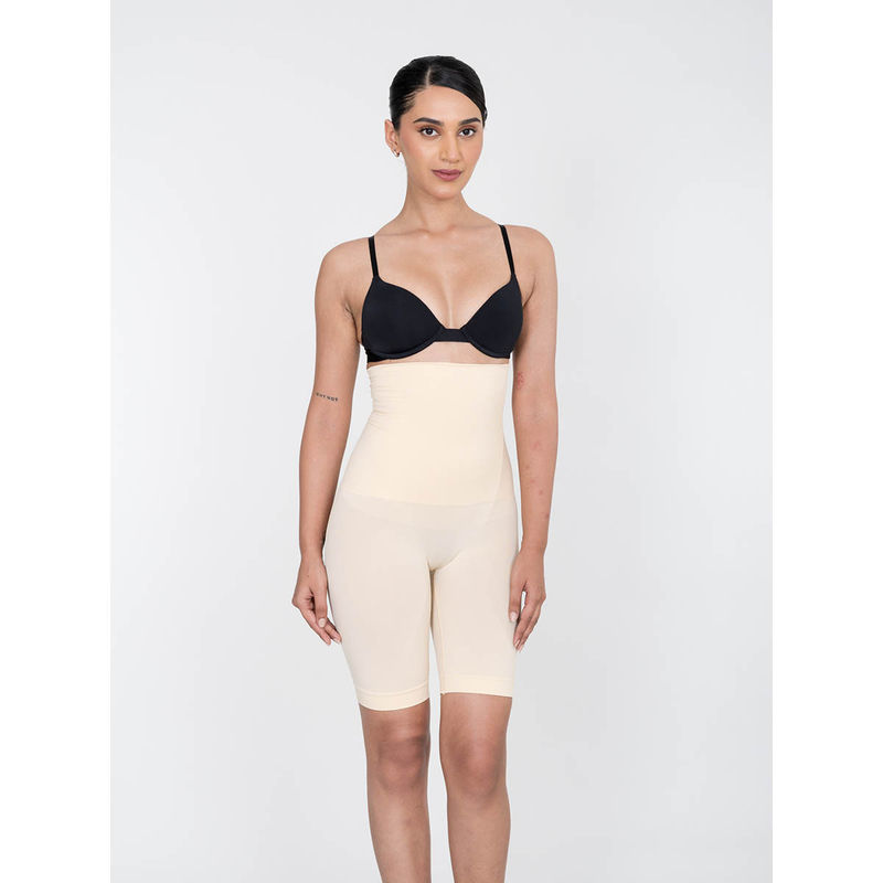 Shapercult High Waist Shaper Shorts -Beige (6XL)
