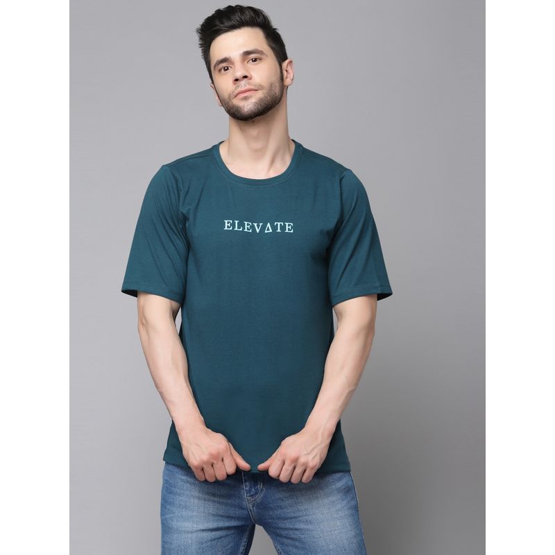 RIGO Men Teal Oversized T-Shirt (L)