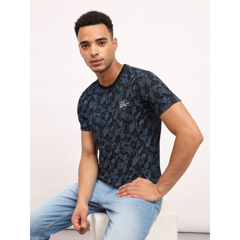 Lee Mens Black T-Shirt (XL)